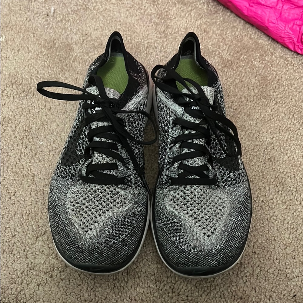Black and Gray nike sneakers